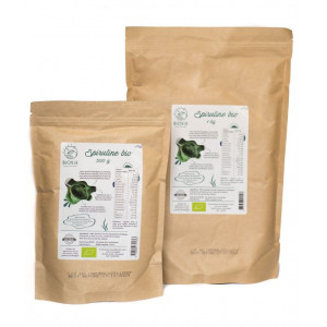 spiruline bio en poudre basse température
